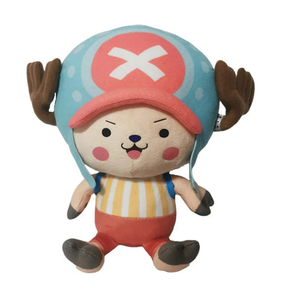 New Original One Piece Plush Stuffed Toys Chopper Luffy Zoro Cartoon Anime Figures Kawaii Soft Dolls Pendant Baby Birthday Gifts