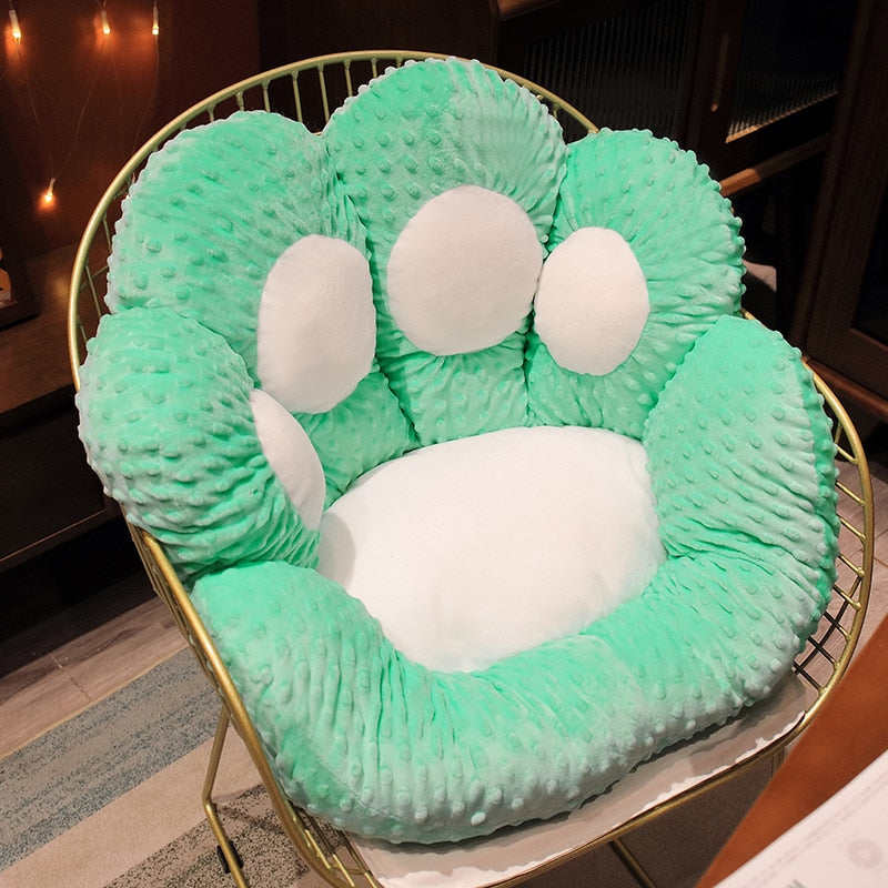 Kawaii Paw Pillow Animal Seat Cushion Stuffed Cat Paw Flower Pillow Plush Sofa Indoor Floor Home Chair Decor Children Gift