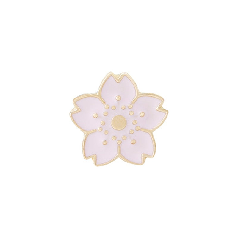 Cute Flowers Series Brooch for Girls Women Beautiful Rose Daisy Badge Fashion Backpack Enamel Pins Jewelry Valentine's Day Gifts