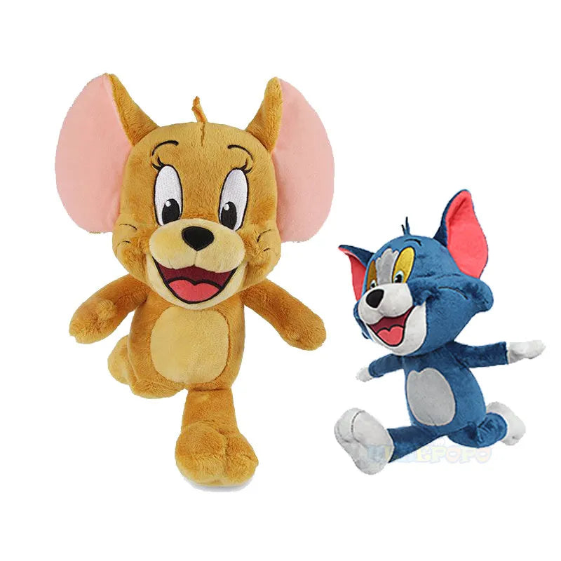 Tom And Jerry Plush Toy Cartoon Movie Cat Tuffy Nibbles Mouse Plushies Stuffed Animals Soap Action Figure Studio Doll Toys