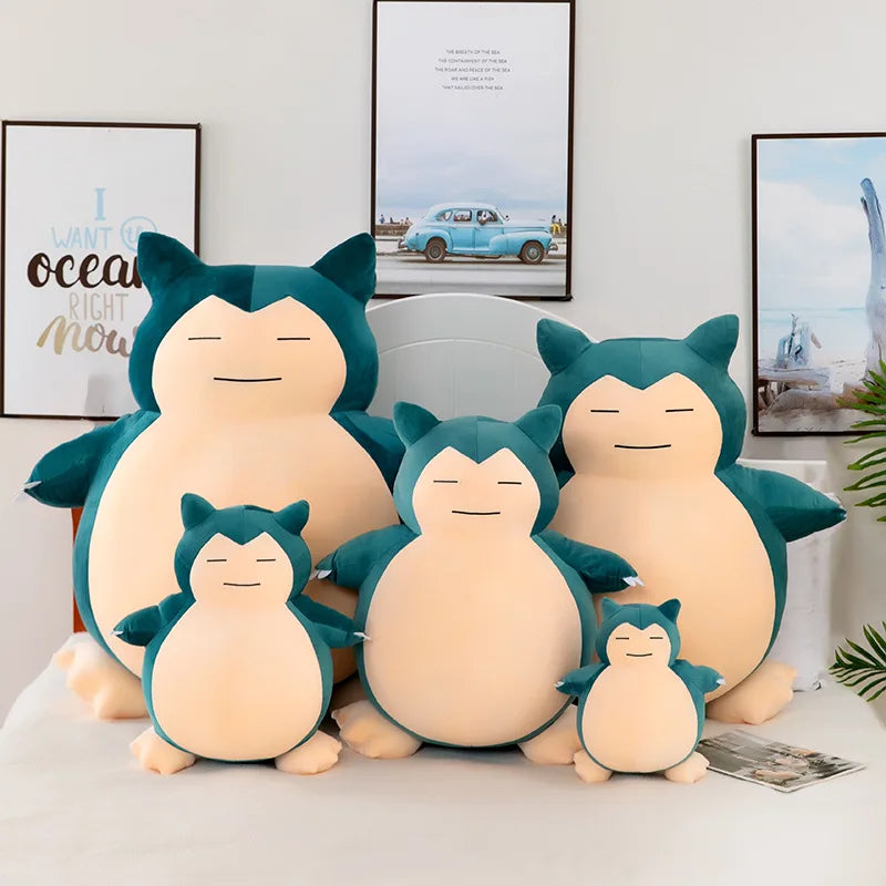 Anime Snorlax Plush Doll Toy Cartoon Movie Monsters Pokémon Totoro Pochita Game Stuffed Animals Christmas Gift for Kids Plushie