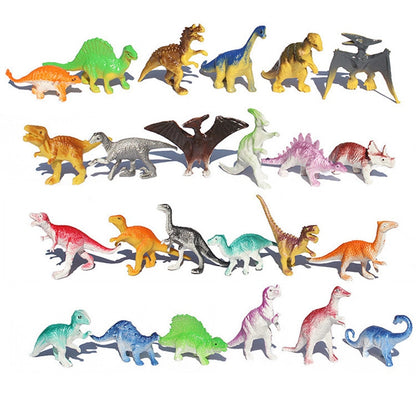39pcs/lot Mini Dinosaur Model Children's Educational Toys Small Realistic Animal Figures kids Toys For Boy Gift