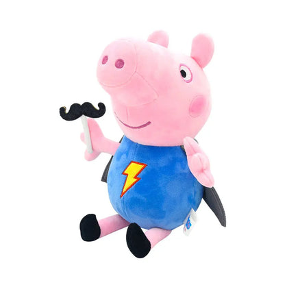 Peppa Pig Plush Toys 30cm Piggy Stuffed Animal Plushies PP Cotton Soft Doll Mummy Daddy George Model Childrens Kids Christmas Birthday Gift