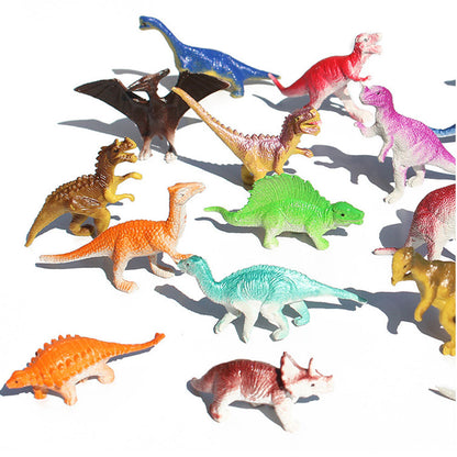 39pcs/lot Mini Dinosaur Model Children's Educational Toys Small Realistic Animal Figures kids Toys For Boy Gift