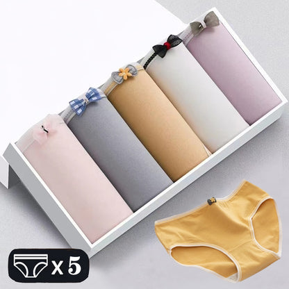 M-2XL Women's Underwear Cute Cotton Panties Briefs For Girl Ladies Lingerie Cartoon Girls Pink Pantys Underpants Thongs