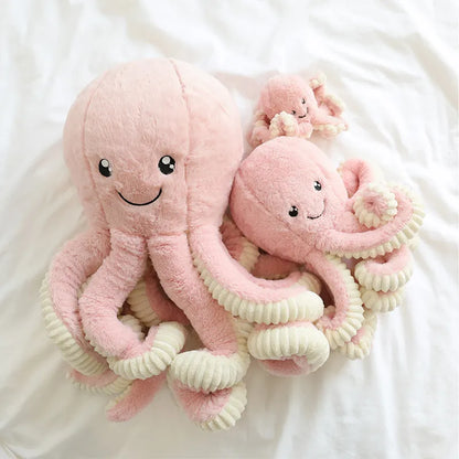 Giant Octopus Plush Toy 80cm Stuffed Animal Plushies Cute Kawaii Soft Doll Baby Kids Birthday Christmas Children Gifts