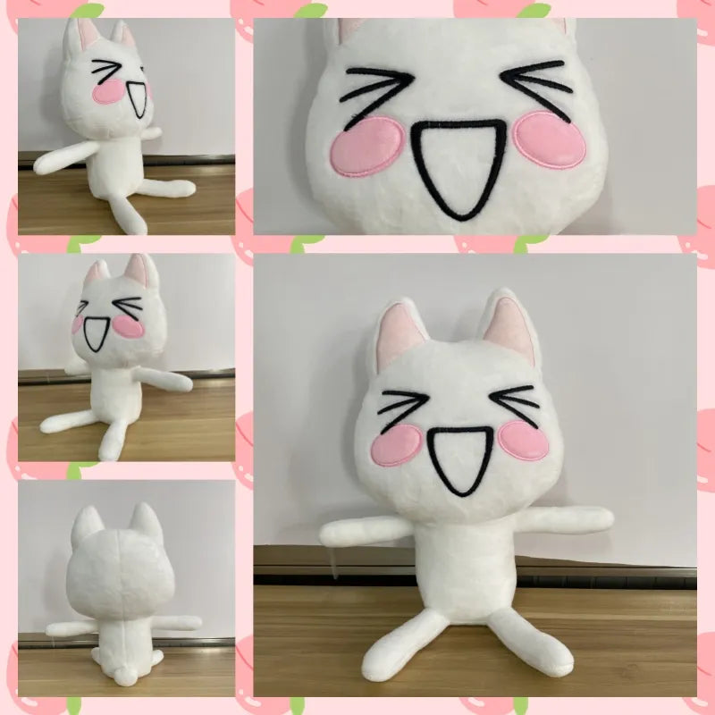 New Toro Inoue Cat Plush Anime Game Stuffed Kittens Animal Plushy Doll Cartoon Cat Plushies Decor Pillow Gifts Toys for Kids