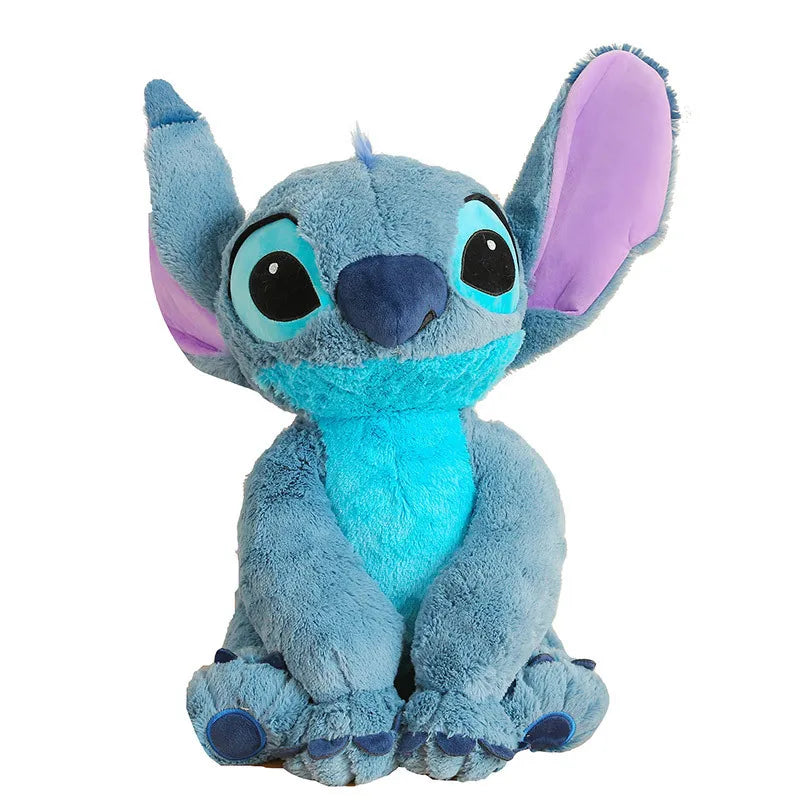 Disney Stitch Plush Toy Doll Anime Lilo & Stitch Sitting Stitch Cartoon Stuffed Doll Children's Comforting Pillow Kids Gift