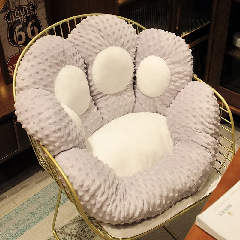 Kawaii Paw Pillow Animal Seat Cushion Stuffed Cat Paw Flower Pillow Plush Sofa Indoor Floor Home Chair Decor Children Gift