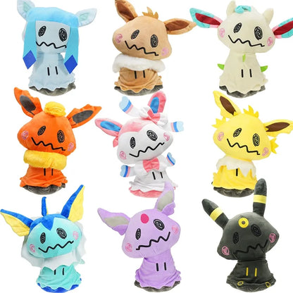 Pokemon Mimikyu as Eevee Family Plush Figure Stuffed Toys