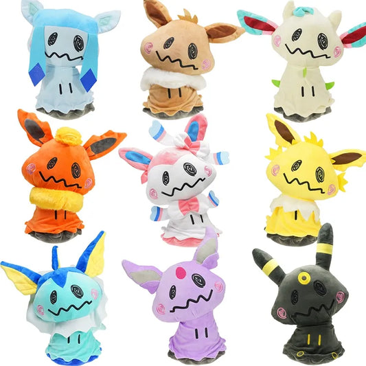 Pokemon Mimikyu as Eevee Family Plush Figure Stuffed Toys