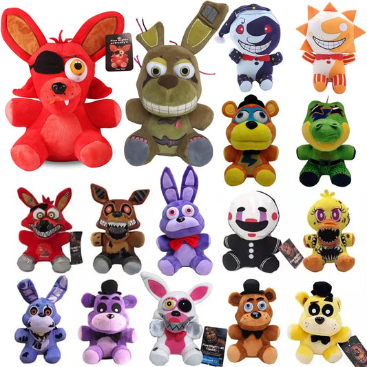 20cm FNAF Plush Toys Kawaii Freddys Animal Foxy Bonnie Bear Ribbit Stuffed Plush Toys In Stock Plush Birthday Gift For Kids