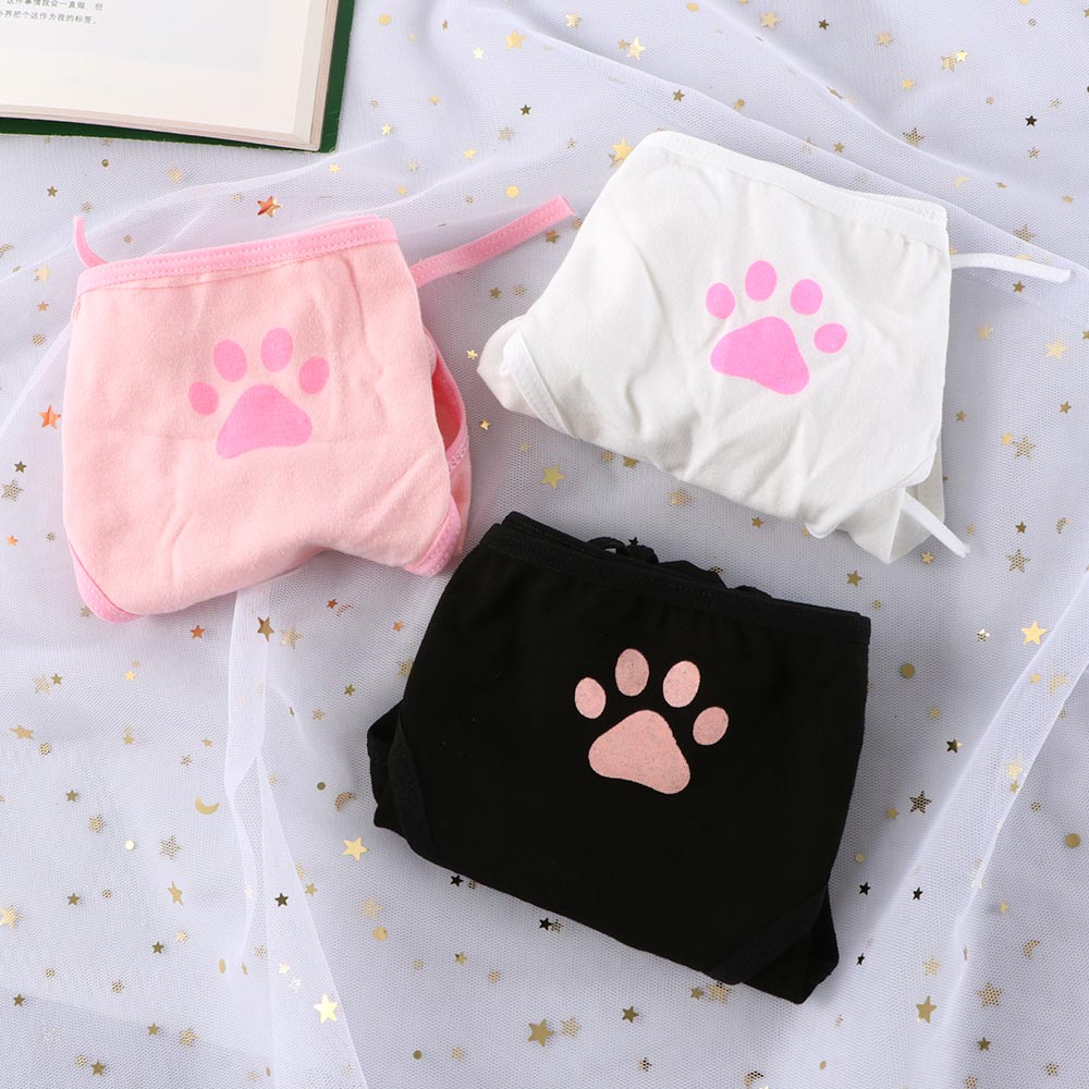 Bandage Lolita Panties Low Waist Lingerie Cute Claw Women's Briefs Low Waist Animation Underwear