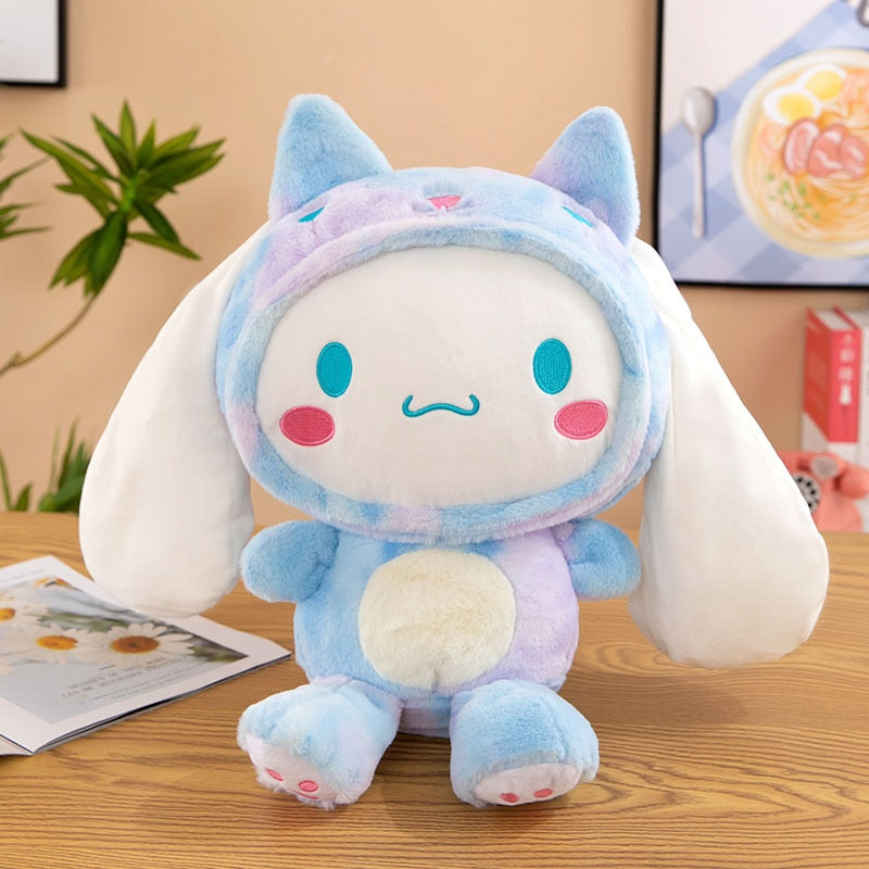 GIANT Cinnamoroll Plush Sanrio Plushies Kawaii Dog Big Pillow Stuffed Animal Comfort Soft Dolls Kids Birthday Gift Cartoon Anime Toy