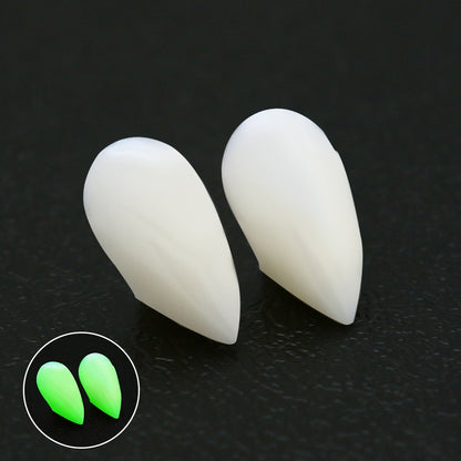 Adult Kids Halloween Vampire False Teeth Horrific Party Costume Transparent Dentures Cosplay Fangs Resin Fangs Free Shipping