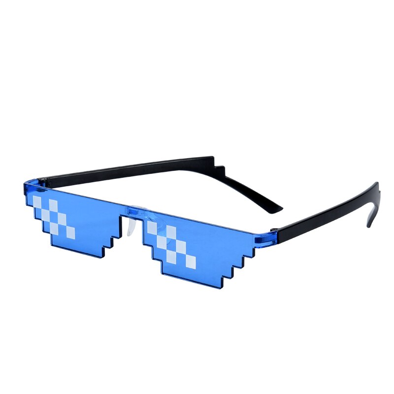 Free shipping sunglasses forced two dimensional animation bungee funny pixel code decorative glasses