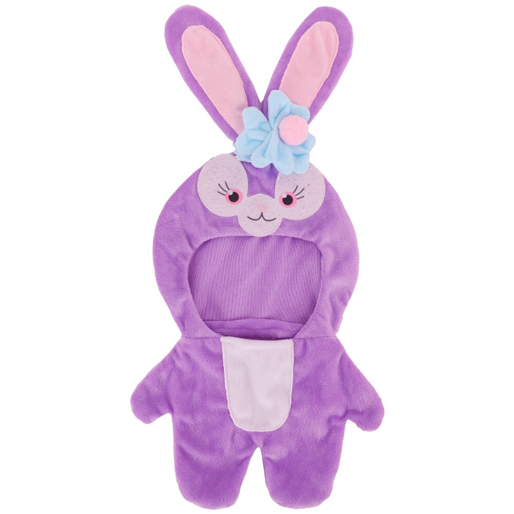 Cute Purple Collection Kawaii Duck Figure Umbrella Skirt Uniform Hairband Glasses Gift 30Cm Lalafanfan Plush Doll Accessories