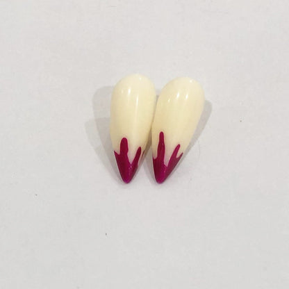 Adult Kids Halloween Vampire False Teeth Horrific Party Costume Transparent Dentures Cosplay Fangs Resin Fangs Free Shipping