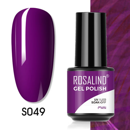 ROSALIND 7ML Gel Polish Glitter Nail Polish All For Nails Manicure Nails Art Base Top Coat UV Semi Permanent Gel Varnishes