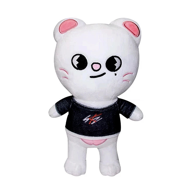 Skzoo Plush Toys 20cm Stray Kids Plush Wolf Chan Cartoon Stuffed Animal Plushies Doll Kawaii Companion for Kids Adults Fans Gift