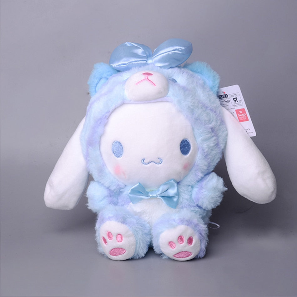 23cm Cartoon Stuffed Animals Kuromi My Melody Cinnamoroll Plush Toy Anime Kawaii Cute Soft Plushie Appease Girls Doll Toys Gifts