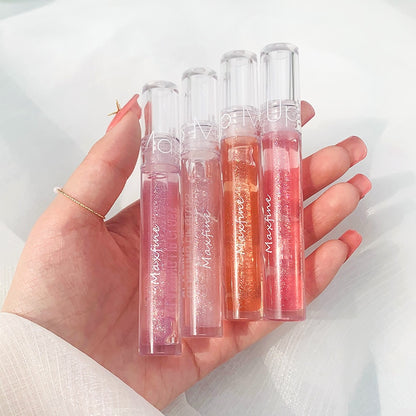 Mirror Water Lip Gloss Lip Glaze Transparent Glass Lip Oil Waterproof Lasting Liquid Lipstick Lipgloss Lipgloss Lips Cosmetics