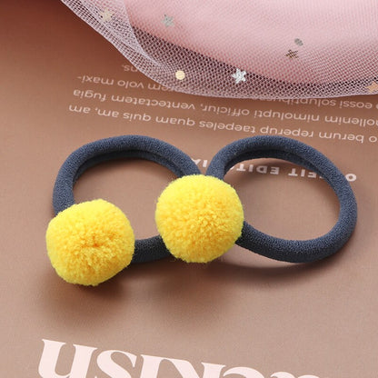 2Pcs New Cartoon Animals Hair bands Girls Nylon Elastic Rubber Band Hair Ring Headbands Cute Kids Headwear Hair accessories Gift