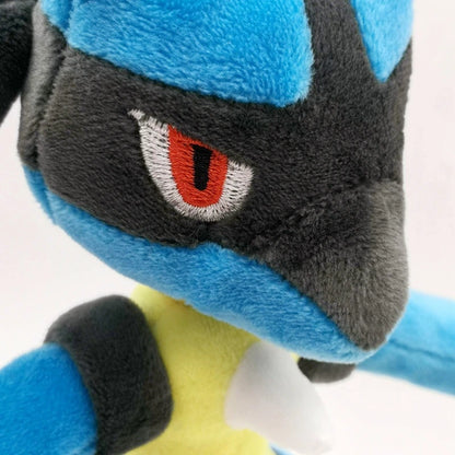 Original Pokemon Riolu Lucario Plush Puppet Decoration Cartoon Stuffed Dolls Toys Kawaii Children Birthday Gift for Boy