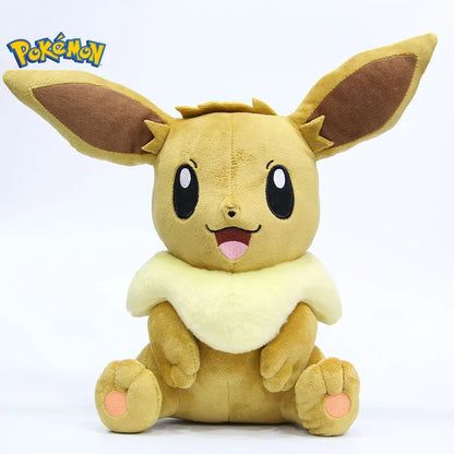 30cm Pokemon Eevee Plush Toys Cartoon Cute Anime Elf Plush Doll Soft Stuffed Kawaii Eevee Pillow Birthday Gift For Children Kids