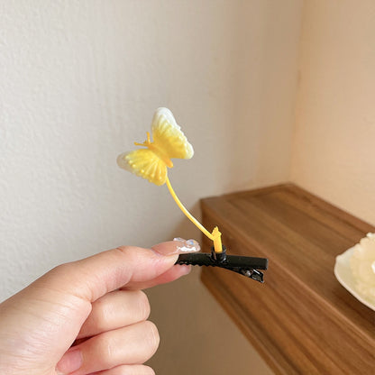 1PC Funny Show Bean Sprout Bobby Hairpin Flower Plant Hair Clips For Kids Girls Women Hair Styling Tool