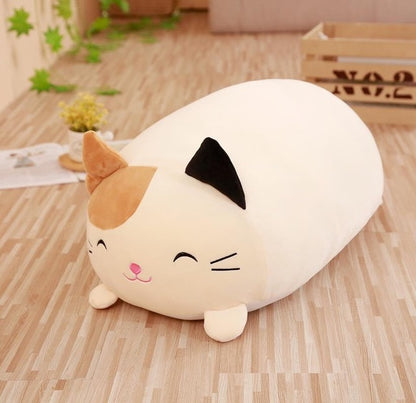 Long Cat Pillow 90cm Soft Stuffed Animal Plushies Sofa Bed Cushion Cute Kawaii Dog Kitty Dinosaur Pig Penguin Frog Unicorn Deer Totoro Bear Plush Kitten Kid Birthday Gift