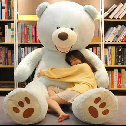 100-260cm Cheap Giant Unstuffed Empty Teddy Bear Stuffed Animal Plushies Skin Coat Soft Big Skin Shell Semi-Finished Plush Boys Classic Kids Doll Gift