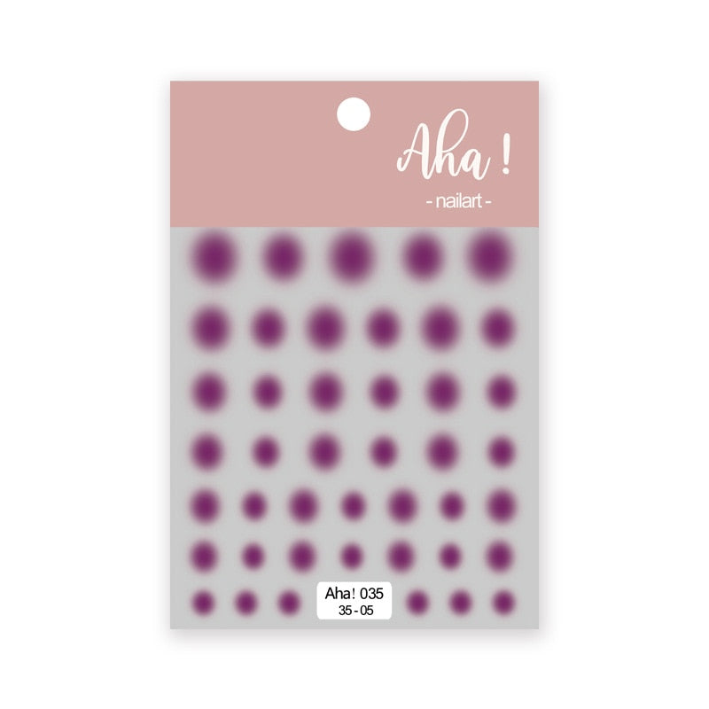 1Sheet Korean White Cloud Blue Nail Art Sticker 3D Star Moon Decal Pure Twilight Self-adhesive Manicure Slider Accessories RE#53