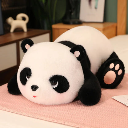 25/40/55cm Kawaii Animal Big Panda Plush Stuffed Toy Giant Panda Bear Pillow Cushion Cute Cartoon Doll Kids Girl Christmas Gift