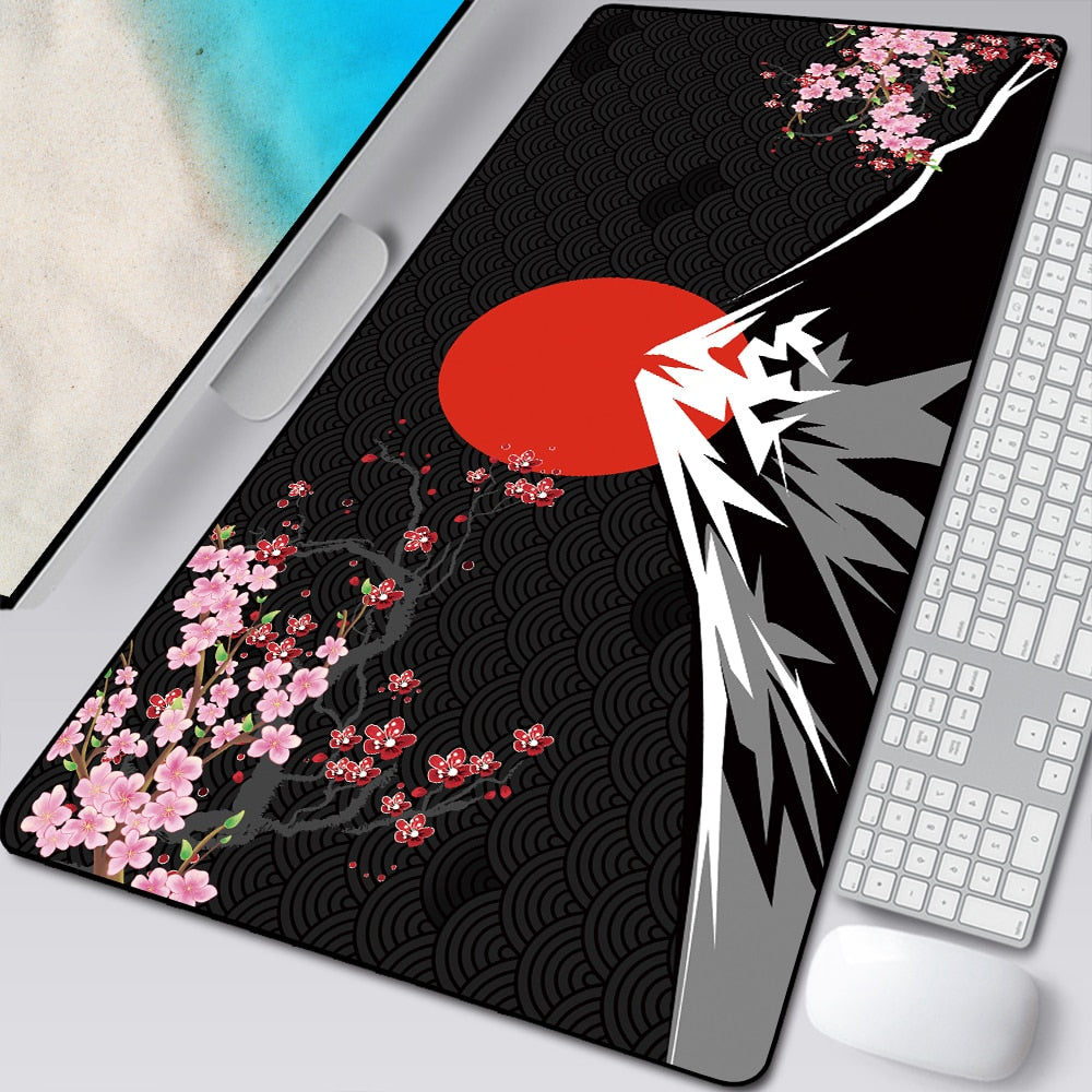 Great Wave Off Art Large Size Mouse Pad Anime Cute Natural Rubber PC Computer Gaming Mousepad Desk Mat Locking Edge for CSGO LOL