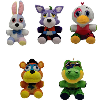 40 Style 18-20cm FNAF Plush Toys Five Night At Freddy Bear Bonnie Chica Baby Ballora Foxy Plush Stuffed Toys Doll Gifts