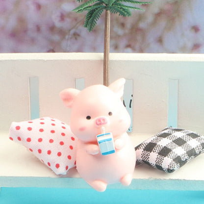 Cute Pig Car Air Freshener Air Conditioning Outlet Decoration Car Accessories Interior Car Aromatherapy Clip Perfume Clip