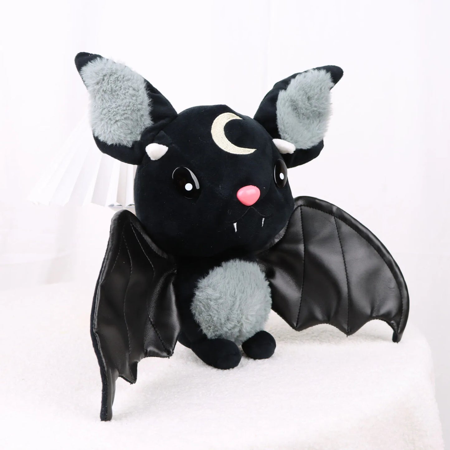 11.8inch Cute Black Dark Evil Monsters Vampire Bat Plush Toys Trick Doll Halloween Anime Plush Doll Soft Game Toys Kids Birthday