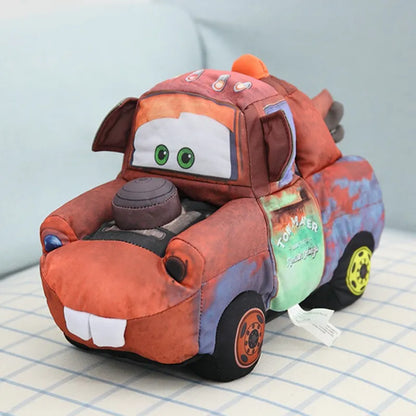 25cm Disney Cartoon Pixar Cars Mater Lightning mcqueen Friends Mater Soft Cotton Plush Toys Doll Stuffed Gifts For Children