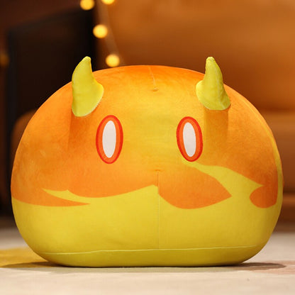 40cm Genshin Slime Pillow Genshin Impact Plush Cushion Cute Anime Game Stuffed Original God Cosplay Fans Peluche for Kid Gift