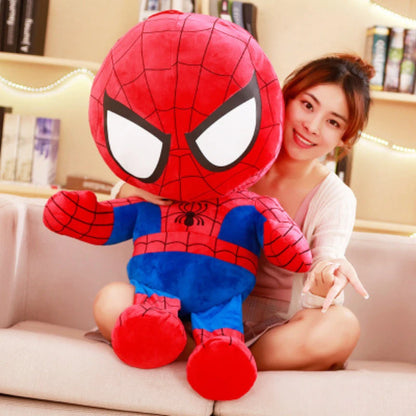 Disney Avengers Soft Stuffed Toys Cute Captain America Iron Man Spiderman Plush Dolls Movie Dolls Christmas Gifts for Kids Boys