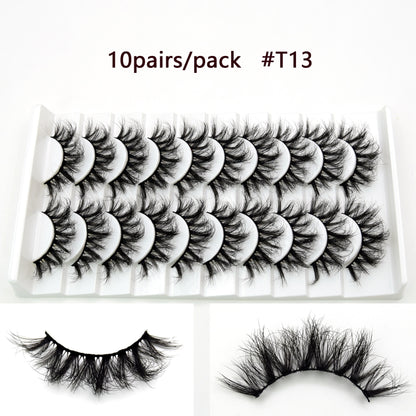 Visofree 5D Mink Eyelashes Long Lasting Mink Lashes Natural Dramatic Volume Eyelashes Extension Thick Long 3D False Eyelashes