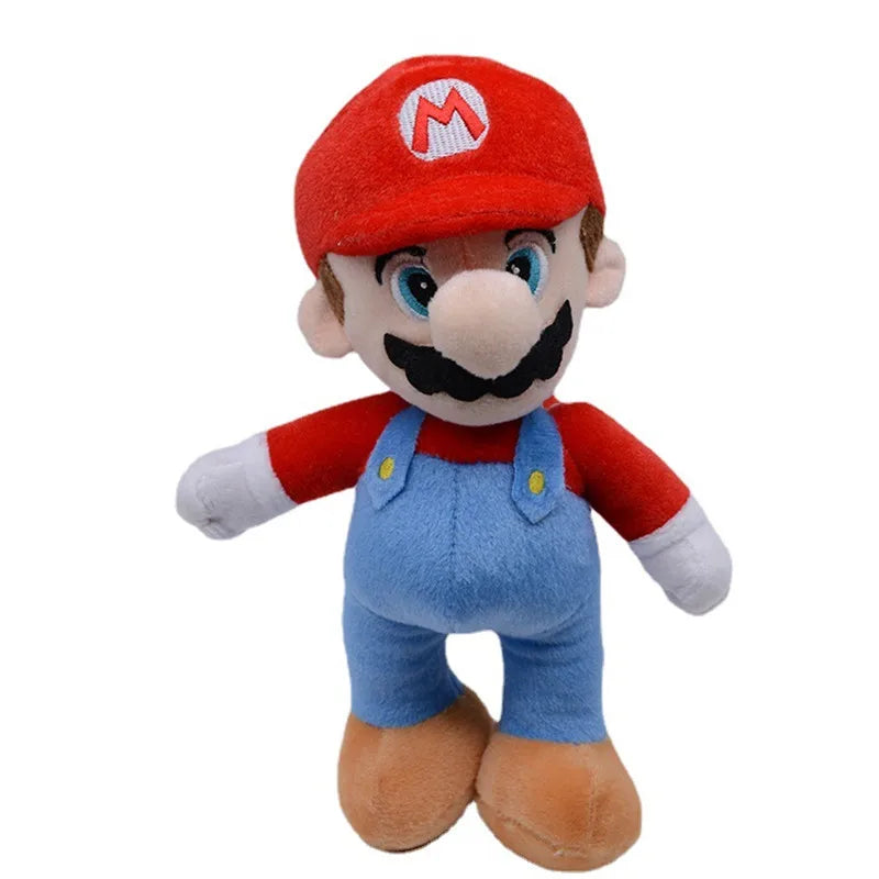 25cm Super Mario Plush Luigi Yoshi Doll Dinosaur Game Anime Characters Plush Toy Decoration Game Doll Birthday Gifts