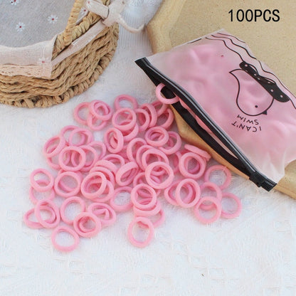 20/50Pcs/Set Girls Colorful Nylon Small Elastic Hair Bands Kids Cute Bow Hair Bands Ponytail Holder Headband Hair Accessories