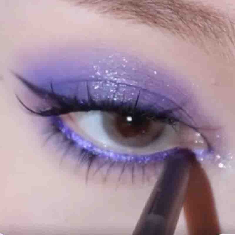 Shiny Diamond Eyeliner Pencil Green Gold Purple Glitter Eye Shadow Lying Silkworm Pen Waterproof Beauty Cosmetics Women Makeup