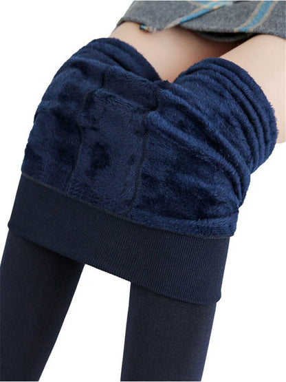 Trend Knitting Casual Winter New High Elastic Thicken Lady's Leggings Warm Pants Skinny Pants For Women