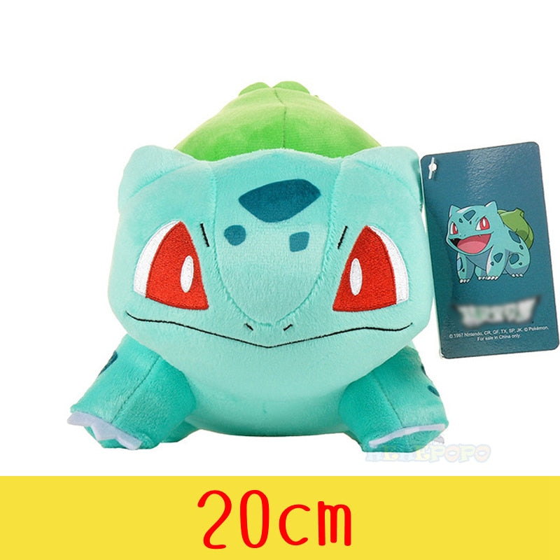 Pokemon Stuffed Animals Plush Toys Charmander Plushies Pikachu Eevee Bulbasaur Squirtle Jigglypuff Meowth Charizard Snorlax Psyduck Peluche Gift