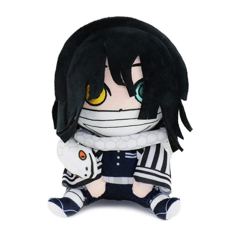 20cm Anime Demon Slayer Plush Toys Cartoon Figure Kyoumei Iguro Obanai Sanemi Uzui Tengen Doll Stuffed Plush Toys Children's Bir