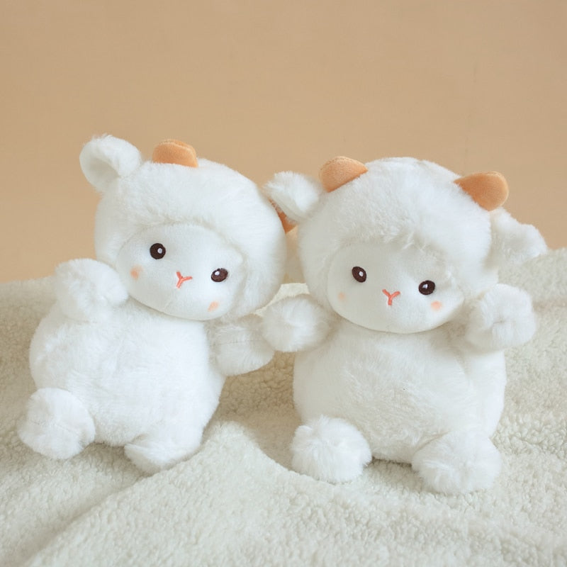 1pc 23CM Super Cute Sheep Plush Dolls Kawaii Rabbit Plushies Fur Alpaca Toys Stuffed Animal Soft Pillow Birthday Wedding Party Throw Toys