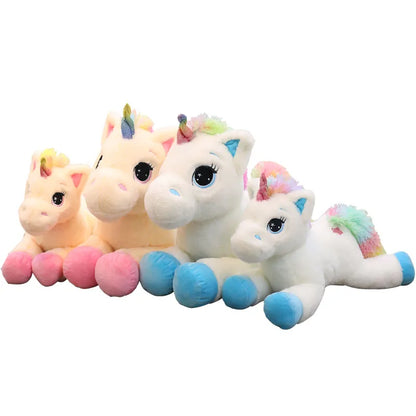 Giant Size Unicorn Plush Toy Soft Stuffed Cartoon Unicorn Dolls Animal Horse High Quality Gift for drop shiping